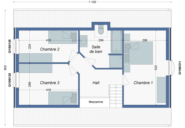 Plan_Maison_Bambou_Etage